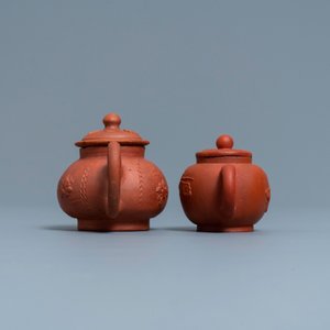 Two Dutch Delft redware teapots and covers, ca. 1700 — 照片 5
