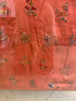 Two embroidered silk and cotton robes for the Straits or Peranakan market, Southeast Asia, 20th C. — photo 11