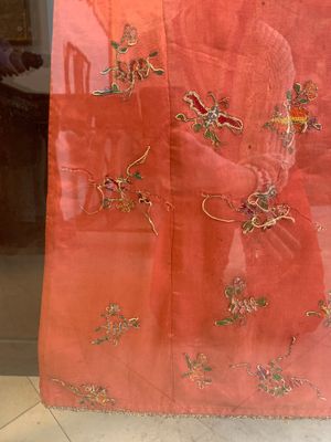 Two embroidered silk and cotton robes for the Straits or Peranakan market, Southeast Asia, 20th C. — photo 12