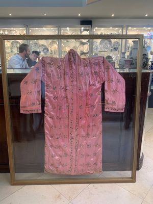 Two embroidered silk and cotton robes for the Straits or Peranakan market, Southeast Asia, 20th C. — photo 21