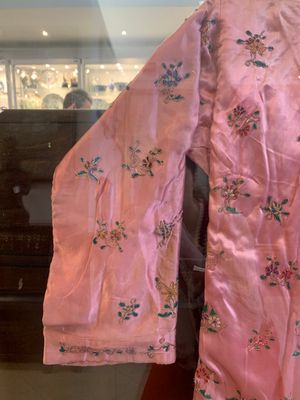 Two embroidered silk and cotton robes for the Straits or Peranakan market, Southeast Asia, 20th C. — photo 22