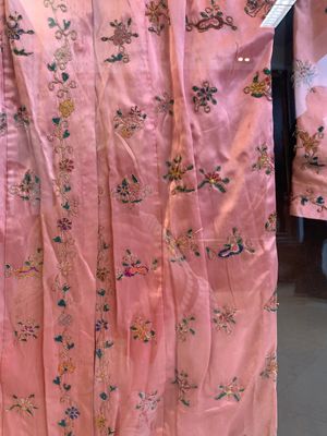 Two embroidered silk and cotton robes for the Straits or Peranakan market, Southeast Asia, 20th C. — photo 26
