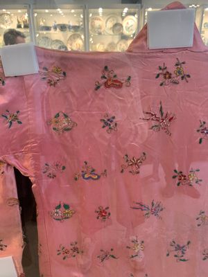 Two embroidered silk and cotton robes for the Straits or Peranakan market, Southeast Asia, 20th C. — photo 31