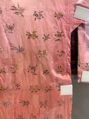 Two embroidered silk and cotton robes for the Straits or Peranakan market, Southeast Asia, 20th C. — photo 34