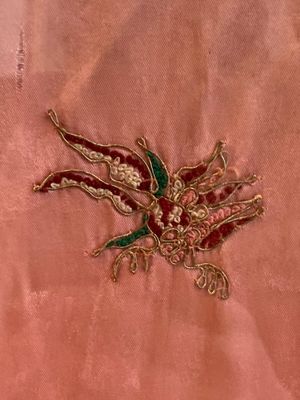 Two embroidered silk and cotton robes for the Straits or Peranakan market, Southeast Asia, 20th C. — photo 38