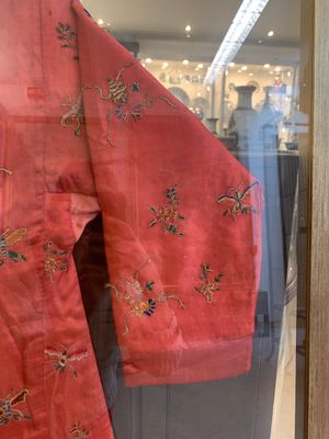 Two embroidered silk and cotton robes for the Straits or Peranakan market, Southeast Asia, 20th C. — photo 7
