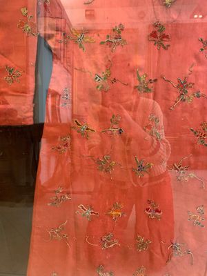 Two embroidered silk and cotton robes for the Straits or Peranakan market, Southeast Asia, 20th C. — photo 9