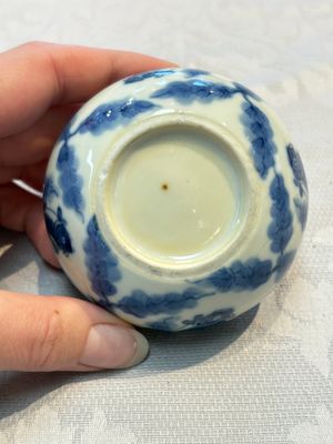 Two fine Chinese blue and white water pots, Jiajing mark, 19th C. — photo 4