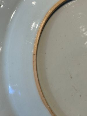 Two fine Chinese Canton famille rose 'mandarin subject' plates, Qianlong — photo 26