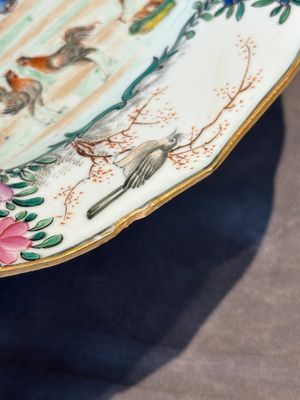 Two fine Chinese Canton famille rose 'mandarin subject' plates, Qianlong — photo 29