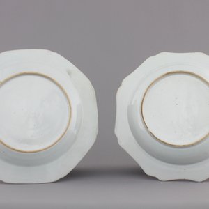 Two fine Chinese famille rose octagonal export plates, Qianlong — 照片 2