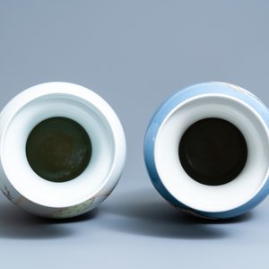 Two fine Chinese famille rose vases, Qianlong marks, Republic — 照片 5