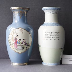 Two fine Chinese famille rose vases, Qianlong marks, Republic — 照片 8