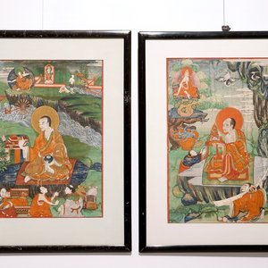 Two fine thangka, Tibet or Nepal, 18/19th C. — photo 1