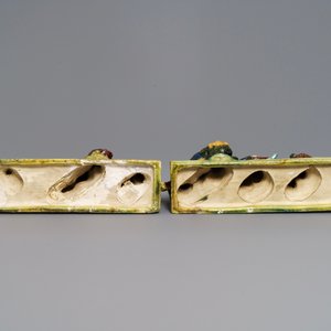 Two Flemish pottery groups, prob. Torhout, early 20th C. — photo 5