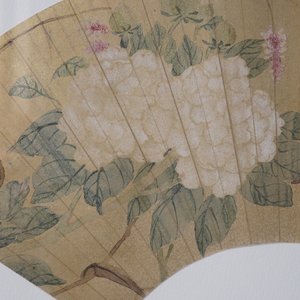 Two framed Chinese fan paintings, signed — 照片 6