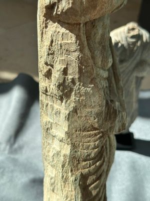 Two Gandhara grey schist torsos of Buddha and a tiger sculpture, 1st/3rd C. — foto 18