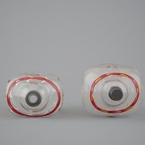 Two German painted glass flasks, 18th C. — 照片 6