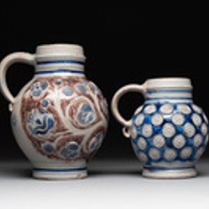 Two globular Westerwald stoneware jugs, Germany, 17/18th C. — photo 3
