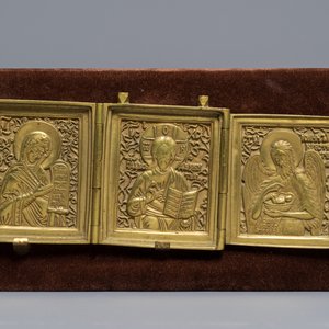 Two Greek and Russian brass icons, 19/20th C. — photo 4