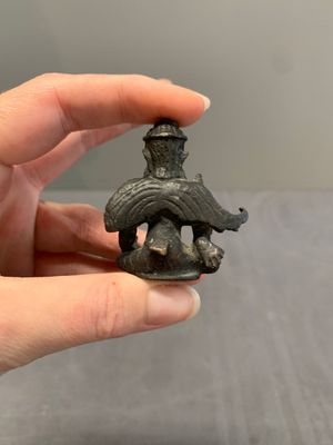 Two Indian bronze figures of Nandi and Shiva, and a South Asian bronze Garuda, 17th C. and later — photo 4