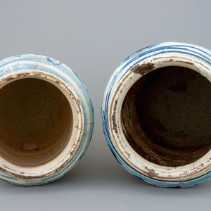 Two Italian maiolica albarelli, Montelupo, 17th C. — 照片 5
