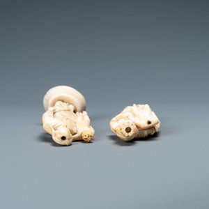 Two ivory figures of a Madonna with child, Dieppe, France, 18th C. — photo 6