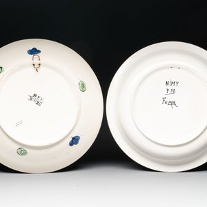 Two Iznik style dishes, Boch Frères Keramis and Nimy, 1st half 20th C. — foto 2