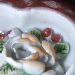 十七到十八世纪 日本 万历瓷茶壶蓝底 — 照片 14