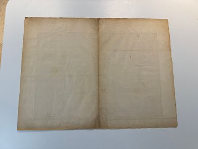 Two Japanese ink drawings of French warship structure diagrams, 19th C. — foto 19