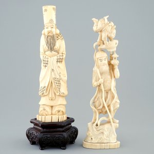 Two Japanese ivory okimono, Meiji, ca. 1900 — photo 2