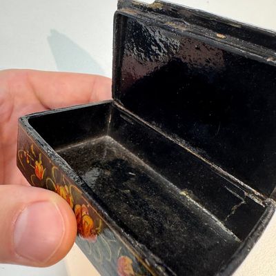 Two lacquered rectangular snuff boxes, Qajar and Ottoman Empire, 19th C. — 照片 16