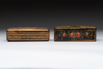 Two lacquered rectangular snuff boxes, Qajar and Ottoman Empire, 19th C. — 照片 6