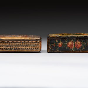 Two lacquered rectangular snuff boxes, Qajar and Ottoman Empire, 19th C. — 照片 4