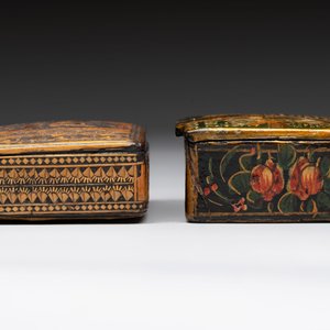Two lacquered rectangular snuff boxes, Qajar and Ottoman Empire, 19th C. — 照片 5