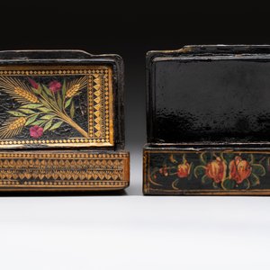 Two lacquered rectangular snuff boxes, Qajar and Ottoman Empire, 19th C. — 照片 7
