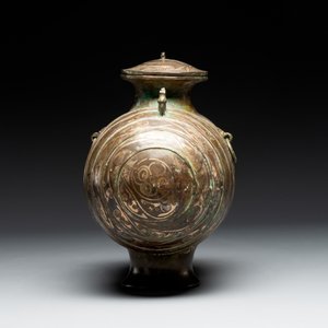 Two large Chinese archaistic bronze rhino- and melon-form vessels, 20th C. — foto 12