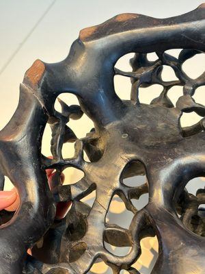 Two large Chinese carved wooden stands, 19th C. — foto 13