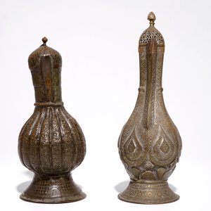 Two large engraved brass jugs, Iran and Central Asia, 17/18th C. — 照片 3