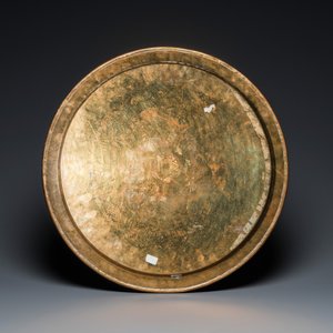 Two large Islamic Mamluk-style brass dishes, Egypt or Syria, 19th C. — 照片 3
