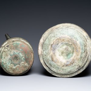 Two large Persian bronze ewers, Khorasan, Iran, 13/15th C. — 照片 7