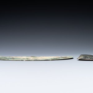 Two Luristan bronze axe heads, Iran, 1st millenium BC — photo 4