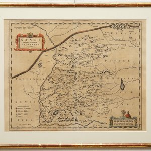 Two maps of China, Blaeu, Amsterdam, 17th C. — 照片 3