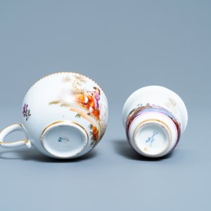 Two Meissen porcelain cups and a saucer, Germany, 18th C. — photo 9