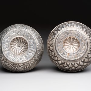 Two Ottoman silver repoussé hammam bowls, Turkey, 19th C. — photo 6