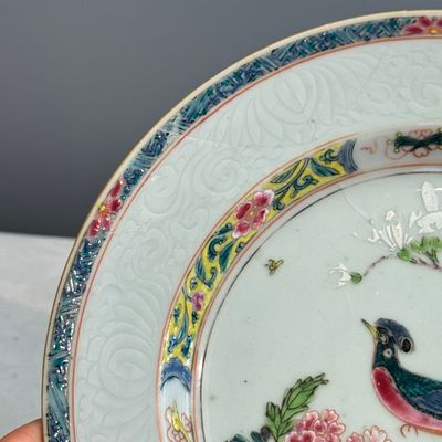 Two pairs of Chinese famille rose plates — foto 5