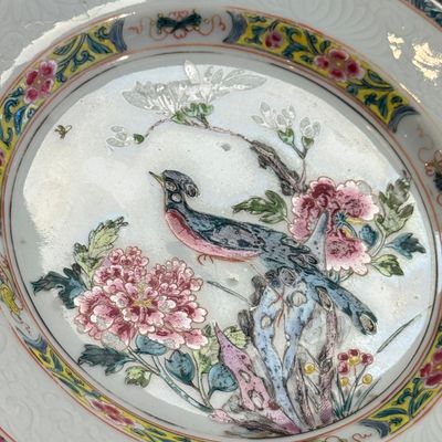 Two pairs of Chinese famille rose plates — foto 8