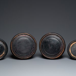 Two pairs of Chinese famille rose vases, 19th C. — 照片 9