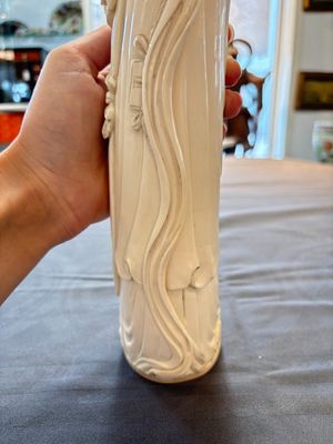 Two pairs of Chinese ivory 'elegant beauty' carvings, 'Da Hai 大海' mark, 19/20th C. — 照片 9