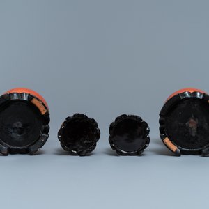 Two pairs of Chinese lacquerware vases, Fujian, Republic, 20th C. — 照片 6